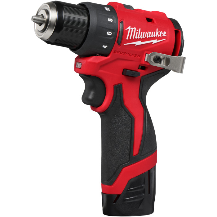 Дриль-шуруповерт ударний акумуляторний Milwaukee M12 BLDDRC-201BRF 4933500773 - зображення 2