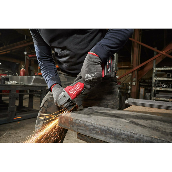 Угловая шлифмашина аккумуляторная Milwaukee M18 FSAG125X-501BRF 4933500779 - изображение 7