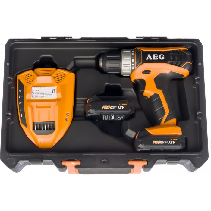 Дриль-шуруповерт акумуляторний AEG BS 12G3 LI-152C 4935451090 - зображення 4