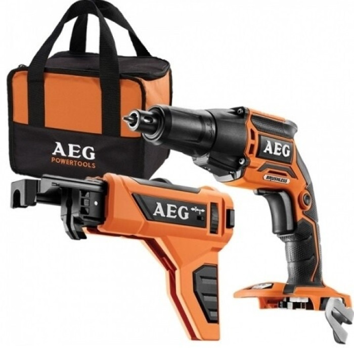 Шуруповерт акумуляторний для гіпсокартону AEG BTS18BL-0KIT1 4935459621 без АКБ