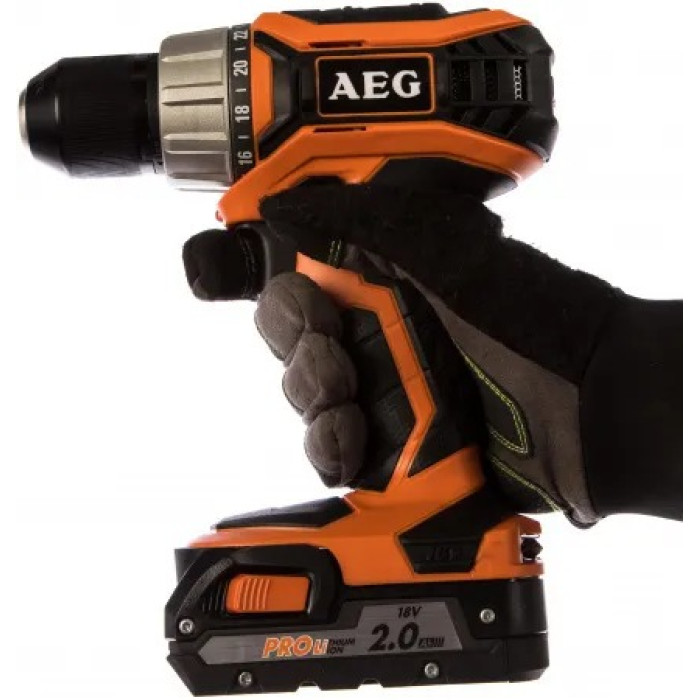Дриль-шуруповерт акумуляторний AEG BS 18C2 LI-202C 4935459721 - зображення 6