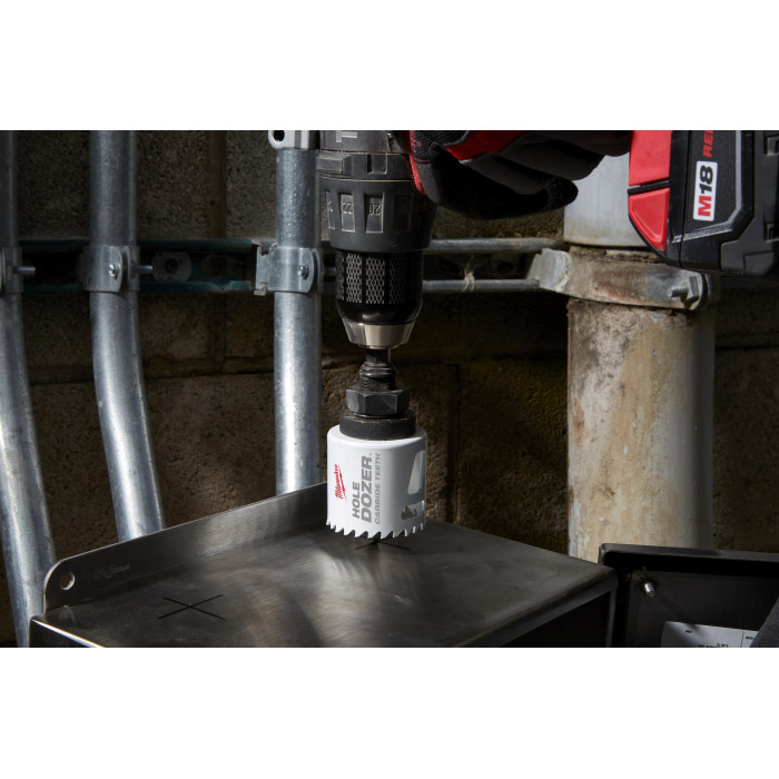 Біметалева коронка по металу Milwaukee TCT Hole Dozer Holesaw 51 мм 49560720 - зображення 3