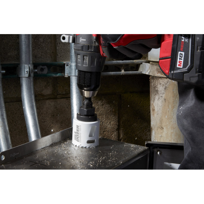 Біметалева коронка по металу Milwaukee TCT Hole Dozer Holesaw 51 мм 49560720 - зображення 4