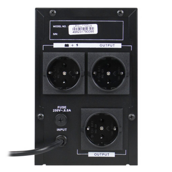 Лінійно-інтерактивне ДБЖ LogicPower LPM-L1100VA 4982 - зображення 5