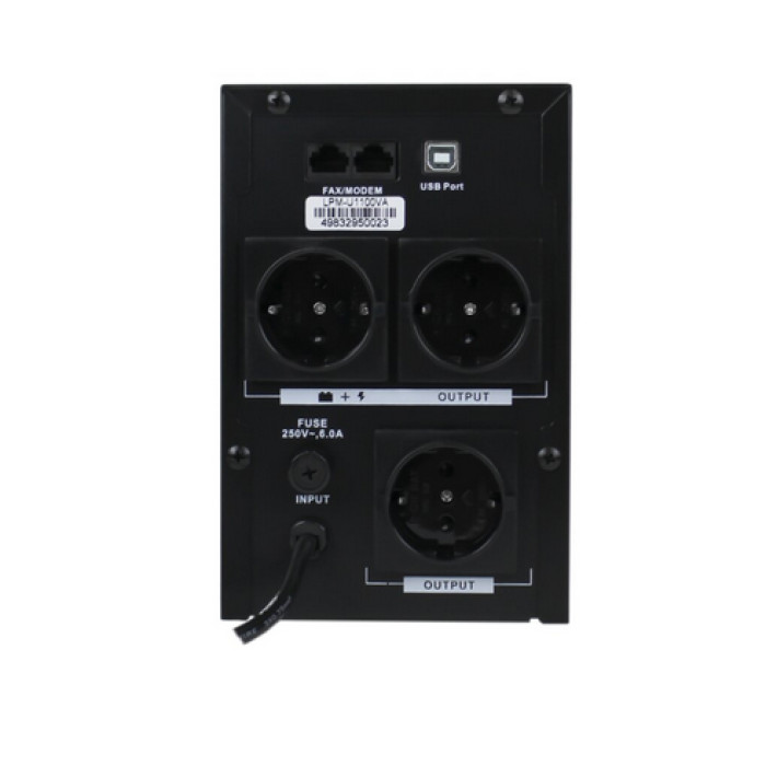 Лінійно-інтерактивне ДБЖ LogicPower LPM-U1100VA 4983 - зображення 6