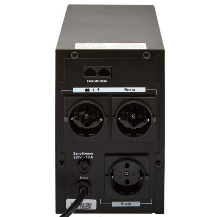 Лінійно-інтерактивне ДБЖ LogicPower LPM-L1250VA 4985 - зображення 2
