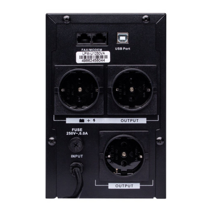 Лінійно-інтерактивне ДБЖ LogicPower LPM-U1250VA 4986 - зображення 2