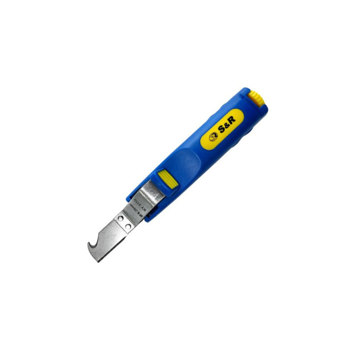 Нож для снятия изоляции S&R 8-28мм 175мм - изображение 4