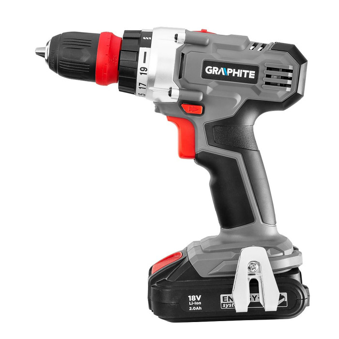 Дрель-шуруповёрт аккумуляторная GRAPHITE 58G022-SET2 - изображение 4