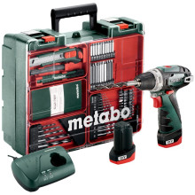 Дриль-шуруповерт акумуляторний Metabo PowerMaxx BS Set 600080880