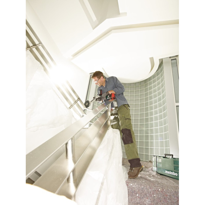 Шлифмашина для угловых сварных швов аккумуляторная Metabo KNS 18 LTX 150 600191850 без АКБ - изображение 4