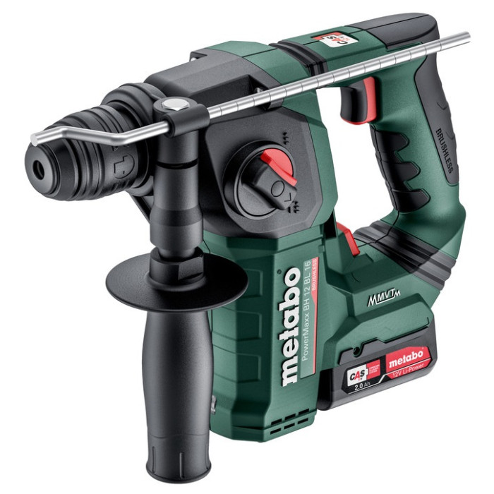 Перфоратор акумуляторний Metabo PowerMaxx BH 12 BL 16 600207500 - зображення 2