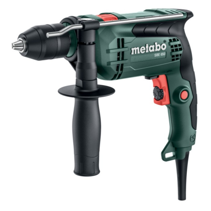 Дриль ударний з набором майстра Metabo SBE 650 SET 600742870 - зображення 2