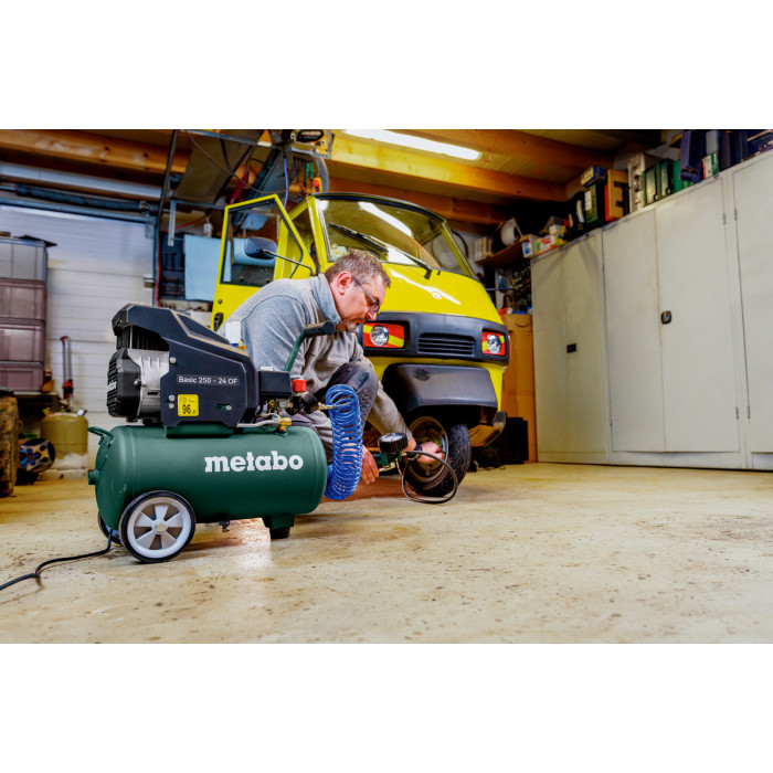 Компресор поршневий безмасляний Metabo Basic 250-24 OF 601523000 - зображення 4