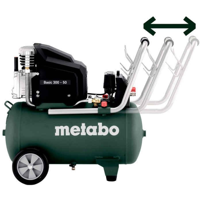 Компрессор поршневой масляный Metabo Basic 300-50 601525000 - изображение 2