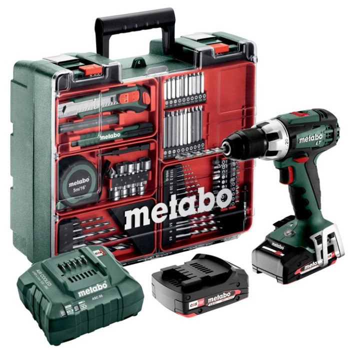 Дриль-шуруповерт акумуляторний Metabo BS 18 LT Set 602102600