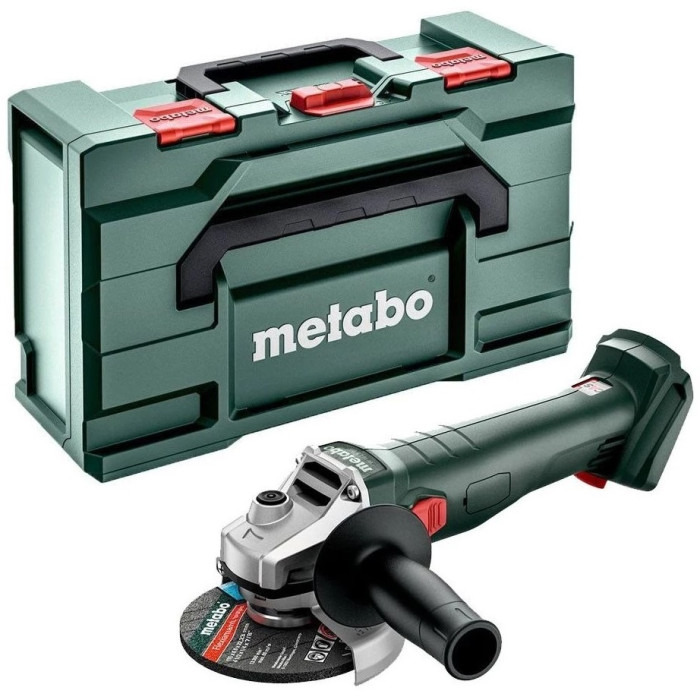Угловая шлифмашина аккумуляторная Metabo W 18 L 9-115 602246840 без АКБ
