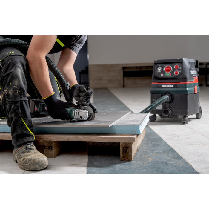 Угловая шлифмашина аккумуляторная Metabo W 18 L 9-115 602246840 без АКБ - изображение 3