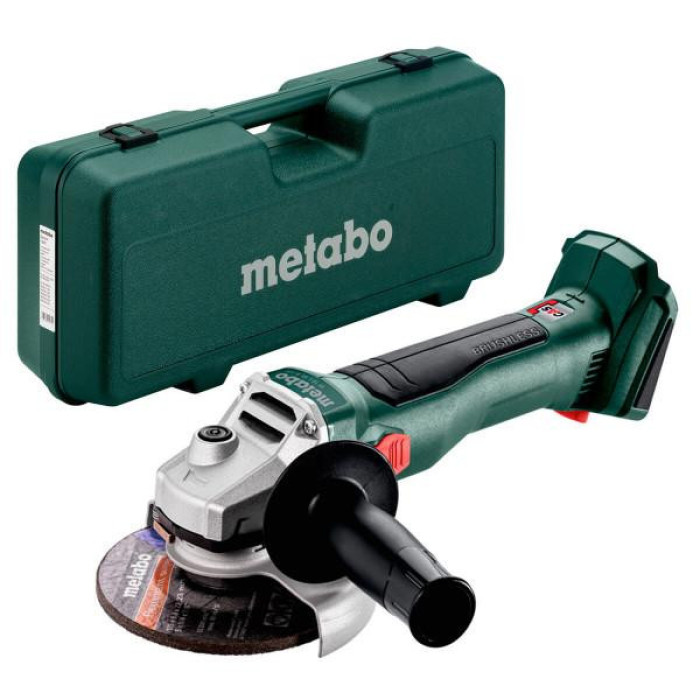Угловая шлифмашина аккумуляторная Metabo W 18 L BL 9-125 без АКБ