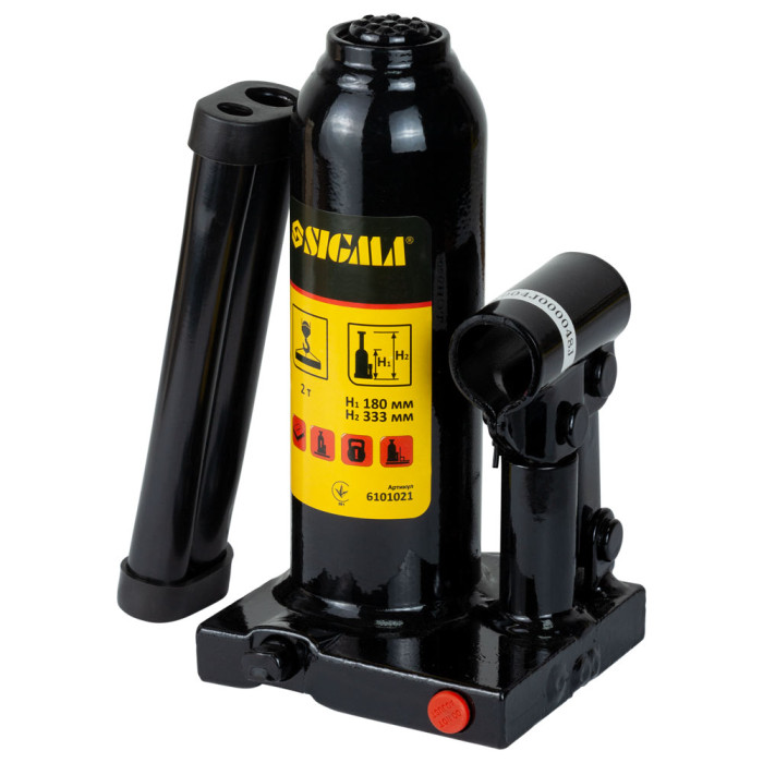 Домкрат бутылочный гидравлический SIGMA 2 т 6101021