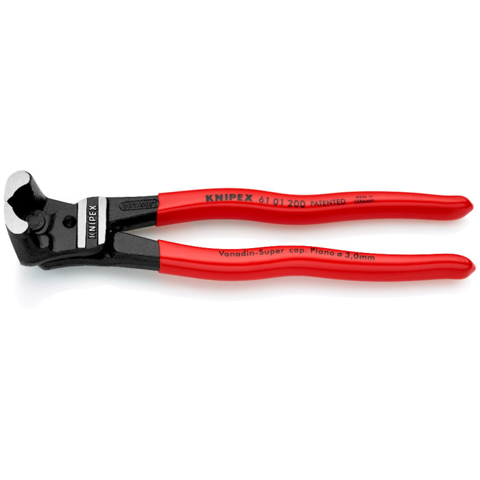 Болторіз торцевий з високою передачею зусилля KNIPEX 61 01 200 - зображення 2