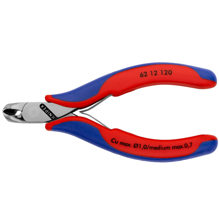 Кусачки кутові для електроніки KNIPEX 120 мм 62 12 120