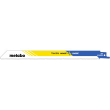 Полотна универсальные для сабельной пилы 100 шт Metabo Flexible Wood + Metal 225 мм 10-14 TPI S 1122 VF 625494000