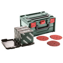 Круги шліфувальні в кейсі 150 шт Metabo metaBOX multi-hole 150 мм P80, P120, P180 626756000