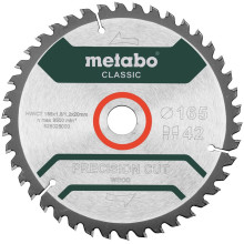 Диск пильный по дереву Metabo Precision Cut Wood - Classic 165х20х42 628027000 B