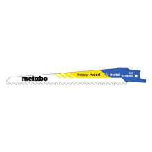 Полотна универсальные для сабельной пилы 100 шт Metabo Heavy Wood + Metal 150х1.25 мм 5-8 TPI S 611 VF 628259000