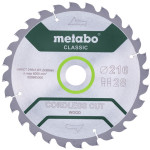 Диск пильный по дереву Metabo Cordless Cut Wood - Classic 216х30х28 628665000 B
