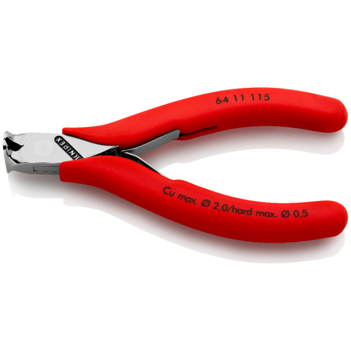 Кусачки торцеві для електроніки KNIPEX 64 11 115 - зображення 2