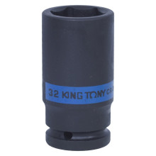 Головка торцевая удлиненная ударная KING TONY 32 мм 3/4" 643532M