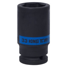 Головка торцева ударна подовжена KING TONY 33 мм 3/4" 643533M