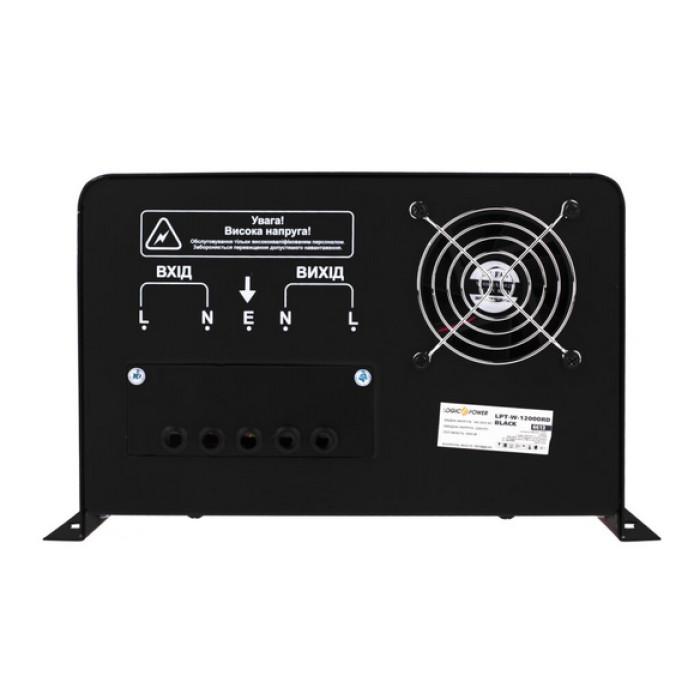 Стабілізатор напруги LogicPower LPT-W-12000RD BLACK 6613 - зображення 5
