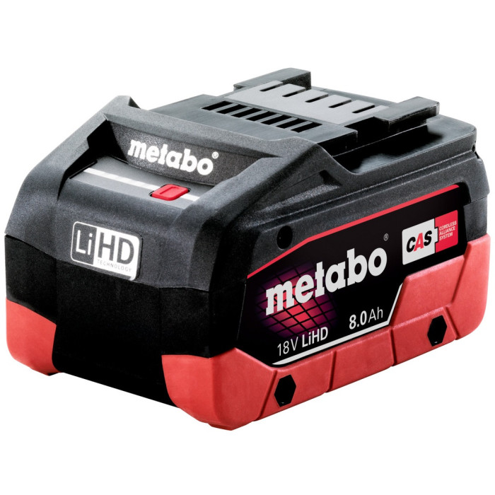 Набір Metabo LiHD зарядний пристрій 12-36 В, акумулятори 2 шт Li-Ion 18 В 8 Аг, кейс metaBOX 145 685131000 - зображення 2