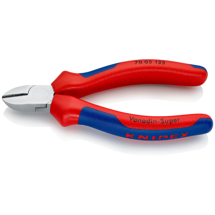 Кусачки бокові хромовані KNIPEX 125 мм 70 05 125 - зображення 2