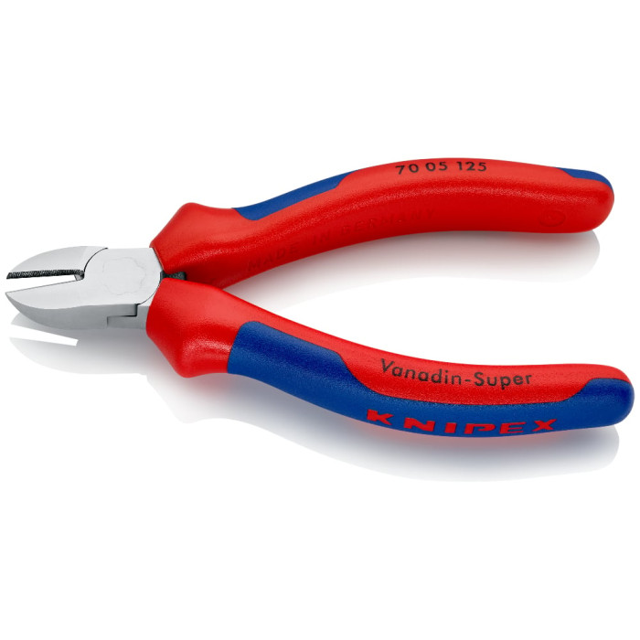 Кусачки бокові хромовані KNIPEX 125 мм 70 05 125 - зображення 3