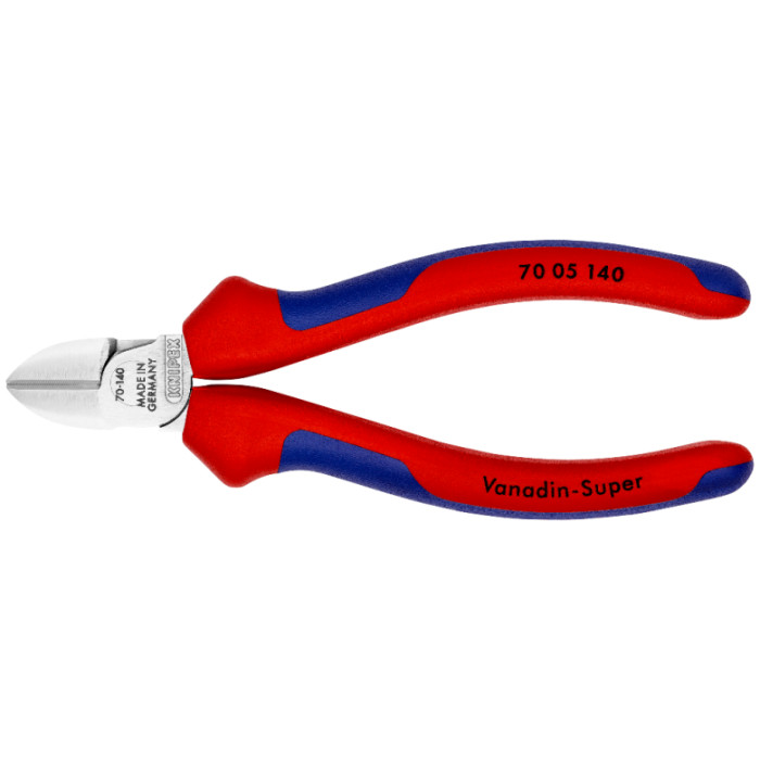 Кусачки боковые хромированные KNIPEX 140 мм 70 05 140