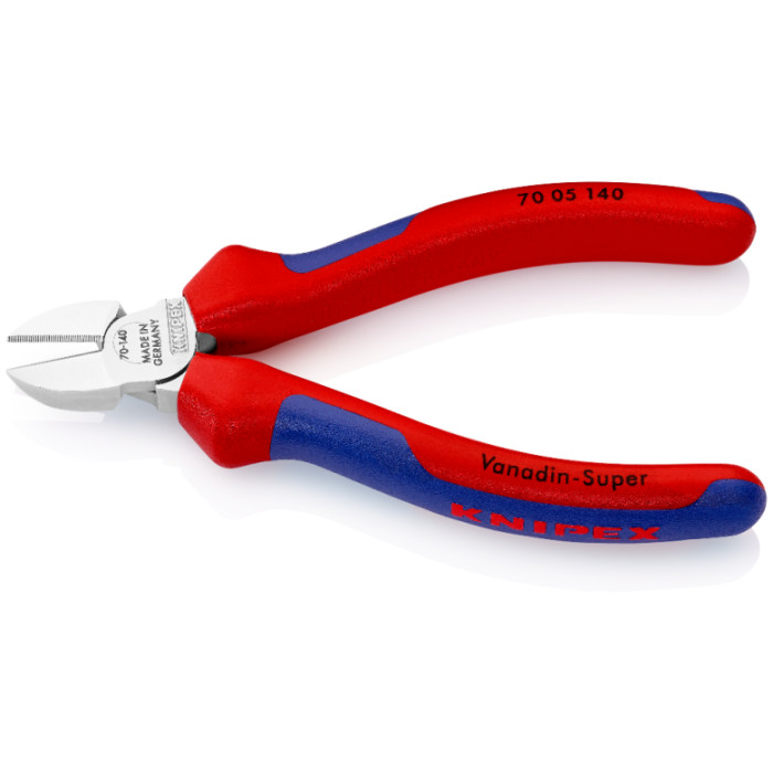 Кусачки боковые хромированные KNIPEX 140 мм 70 05 140 - изображение 3