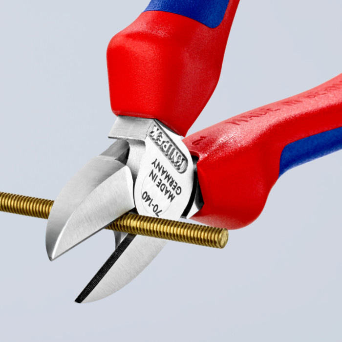 Кусачки боковые хромированные KNIPEX 140 мм 70 05 140 - изображение 4