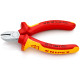 Кусачки бокові діелектричні хромовані KNIPEX 125 мм 70 06 125 - зображення 3