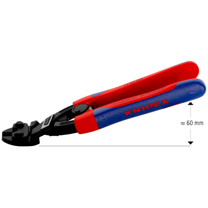 Посилені бокорізи KNIPEX 200 мм 72 62 200 - зображення 5