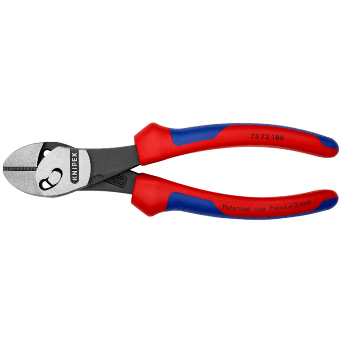 Кусачки бокові KNIPEX TwinForce 180 мм 73 72 180