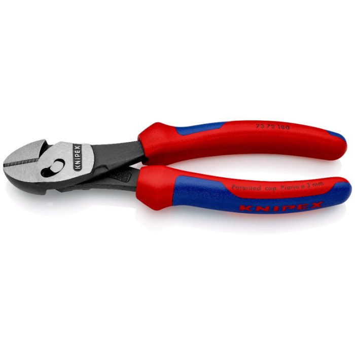 Кусачки бокові KNIPEX TwinForce 180 мм 73 72 180 - зображення 2