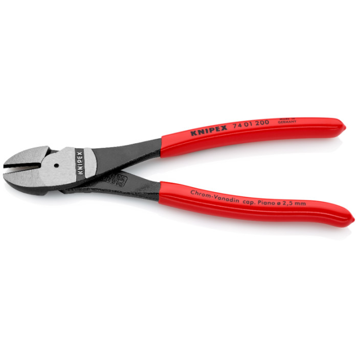 Кусачки бокові особливої потужності KNIPEX 200 мм 74 01 200 - зображення 3