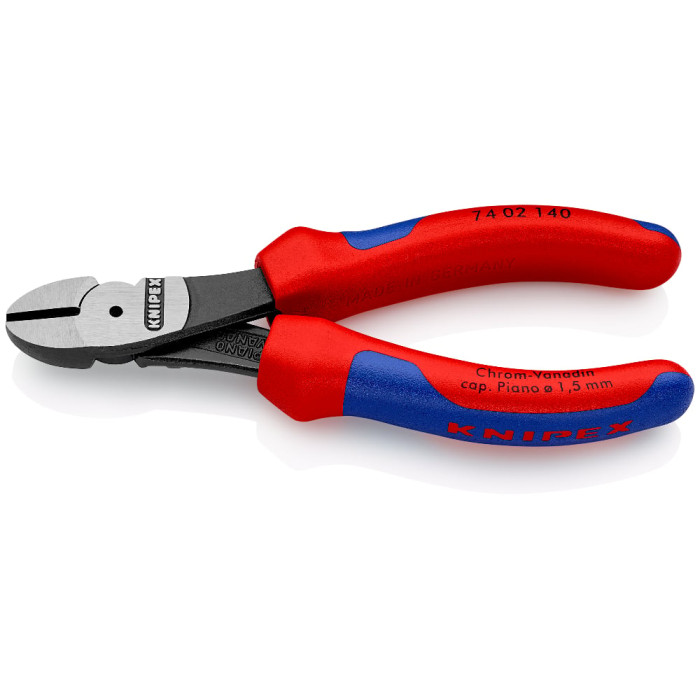 Кусачки бокові особливої потужності фосфатовані KNIPEX 140 мм 74 02 140 - зображення 2