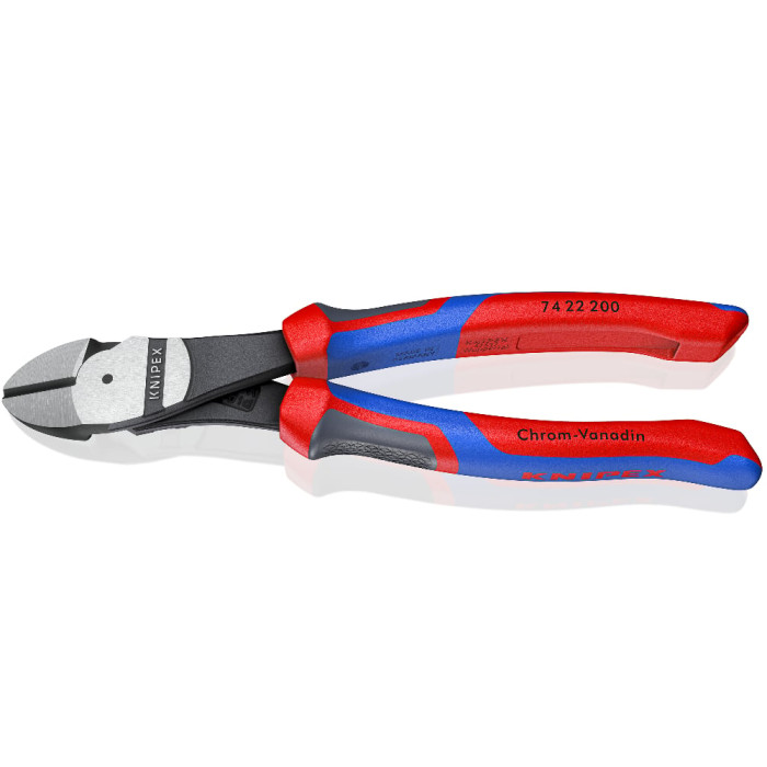 Кусачки бокові особливої потужності фосфатовані KNIPEX 200 мм 74 22 200