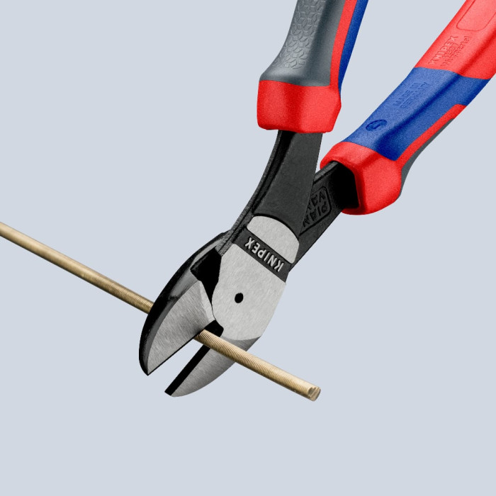 Кусачки бокові особливої потужності фосфатовані KNIPEX 200 мм 74 22 200 - зображення 6