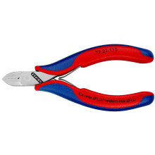 Кусачки бокові для електроніки KNIPEX 115 мм 77 22 115
